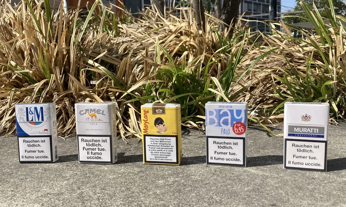 5 anciens paquets