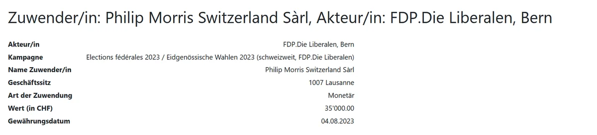 EFK Zuwendungen PMI FDP de