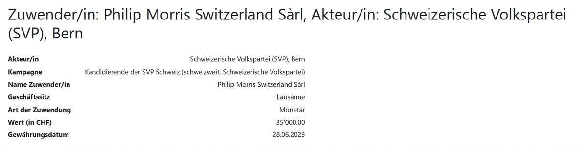 EFK Zuwendungen PMI SVP de