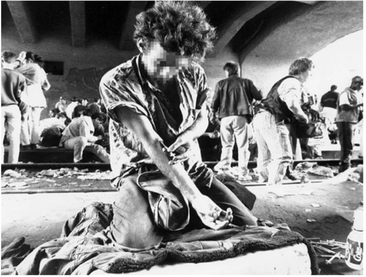 Junkie in Lettland, Ullstein Bild