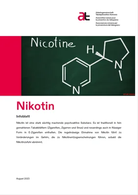 Nikotin Infoblatt