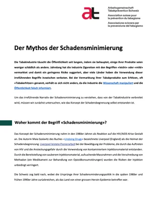 Myth Harm Reduction DE